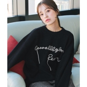 Tiaclasse可洗绣花标志气质适宜针织上衣女ONWARD秋冬保暖新品