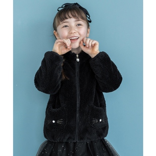 儿童毛绒外套女童软糯保暖上衣日系轻奢ONWARD KIDS新款 any FAM
