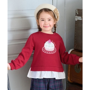 FAM any KIDS内衬毛绒层叠风可爱甜美卫衣女童ONWARD