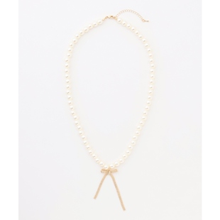 组曲简约优雅气质适宜中间蝴蝶结仿项链女ONWARD