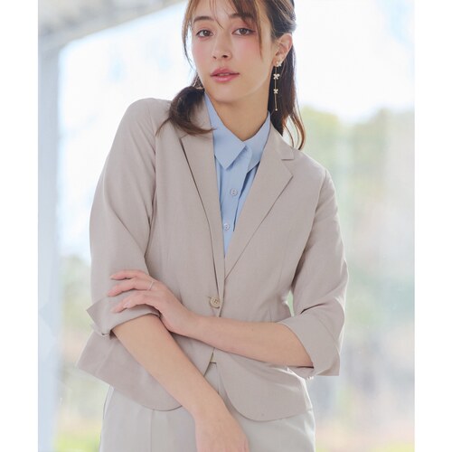 Tiaclasse温柔气质甜美清新修身剪裁夏季夹克外套女ONWARD