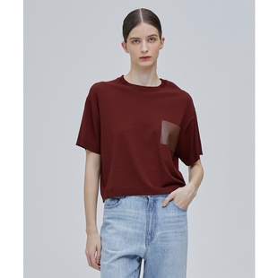 BEIGE NADIA简设计休闲适宜T恤上衣女ONWARD秋冬新品