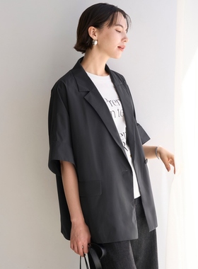 UNFILO时尚休闲mi-mollet联名款运动适宜半袖夹克上衣