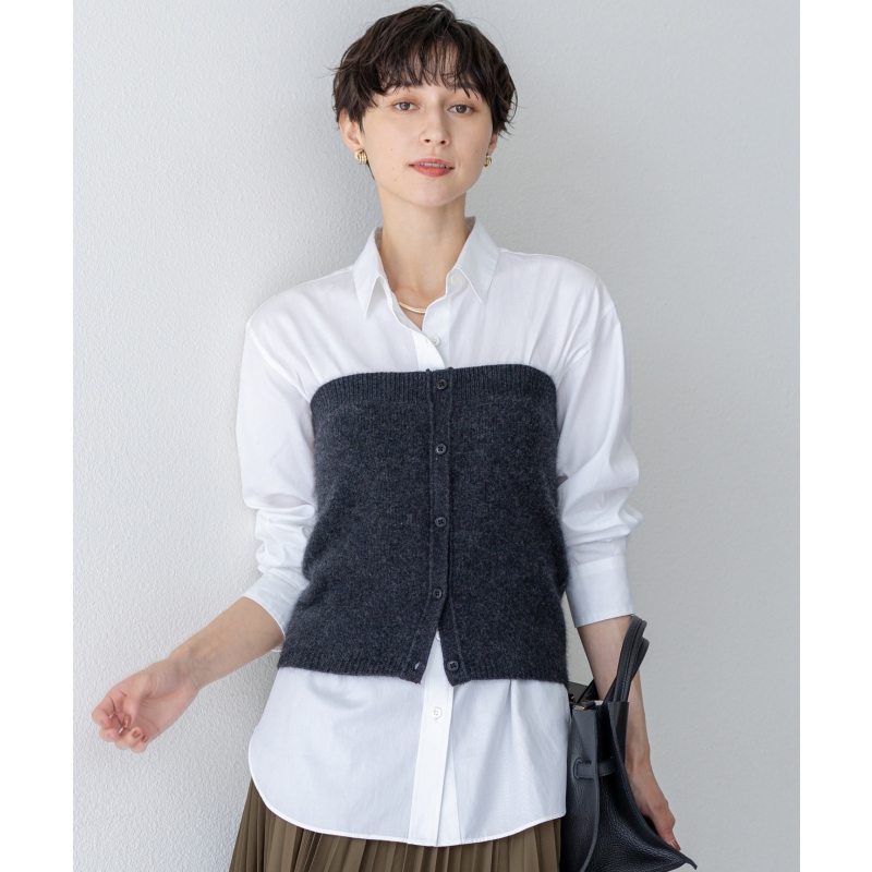 23区优雅气质适宜感可水洗CANCLINI基础款衬衫