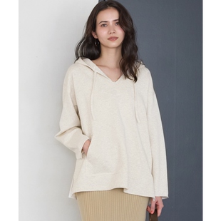 23区SLOW系列限定款 气质高墨西哥风连帽卫衣女ONWARD 时尚