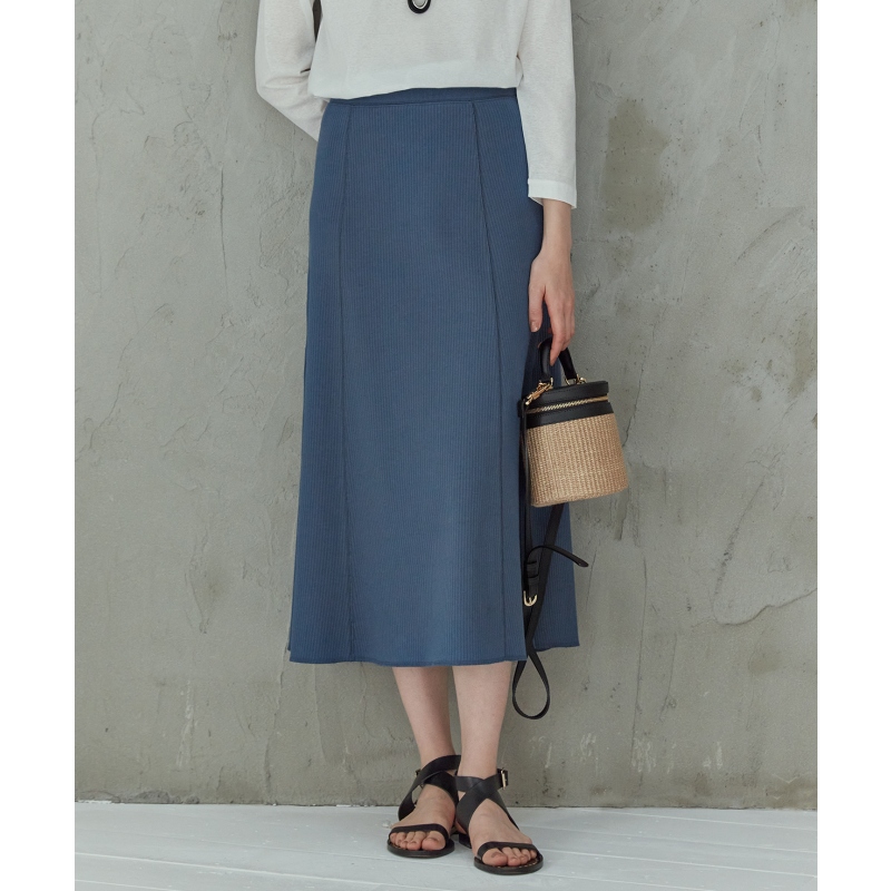 23区日杂风格穿搭感时尚温柔针织半身裙女慵懒适宜日本限定ONWARD