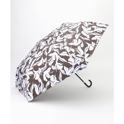 自由区时尚气质简约植物印花雨伞折叠伞女ONWARD
