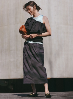 UNFILO博主同款时尚休闲轻量弹力防水工装裙女SKUMCM0501 ONWARD