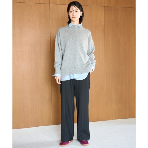 UNFILO吸湿发热弹力beauty warm pants时尚休闲阔腿款女ONWARD