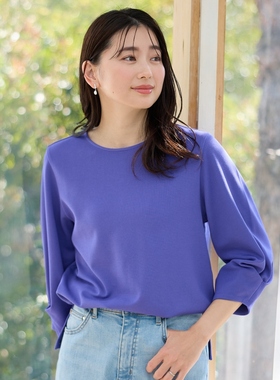 any FAM可机洗多色设计宽松蝙蝠袖上衣套头衫女ONWARD