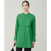 ICB时尚 优雅气质适宜阿尔塔尼卡斜纹缎带领结衬衫 女ONWARD