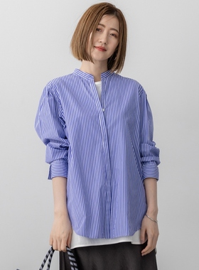 23区mi-mollet联名款可水洗CANCLINI设计衬衫女ONWARD