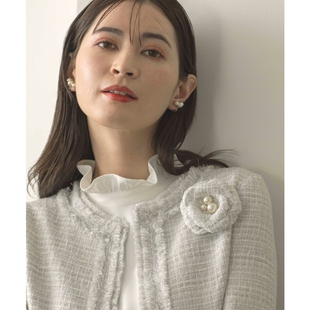 組曲 优雅气质精美珍珠设计胸花女日系轻奢onward