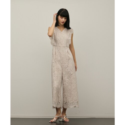 GRACE CONTINENTAL造型师木津明子无绳蕾丝吊带裤女ONWARD