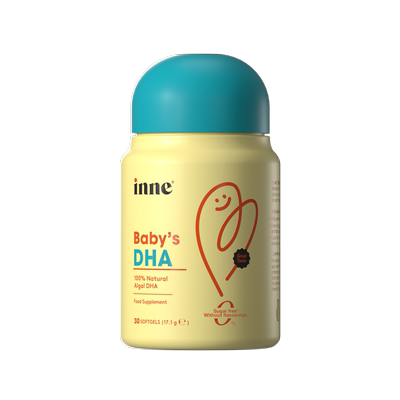 inne因你婴幼儿专用DHA宝宝儿童dha海藻油非鱼肝油 30粒0岁可吃