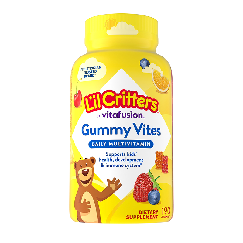 美国丽贵宝宝儿童多种复合维生素富含13种营养素小熊糖190粒