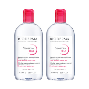 法国Bioderma贝德玛卸妆水粉水温和深层清洁舒妍洁肤液500ml