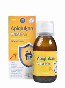 免疫Max酵母&beta;葡聚糖口服液宝宝锌Vc婴幼