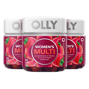 OLLY女性复合维生素软糖含叶酸多种维生素 vc维b生物素 70粒/瓶*3