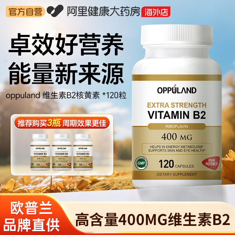 OPPULAND维生素b2400mg120粒