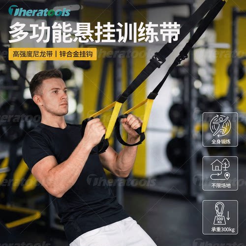 TRX悬挂训练拉力带家用健身器材