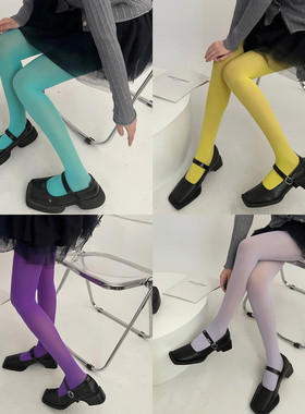 二十色秋季60D天鹅绒多巴胺彩色丝袜天鹅绒哑光纯色连裤袜美腿袜