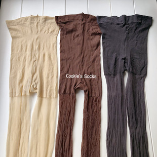 英国单3D夏季 清透蚕丝绢纱感隐形咖色丝袜 超薄纯色哑光肤色丝袜