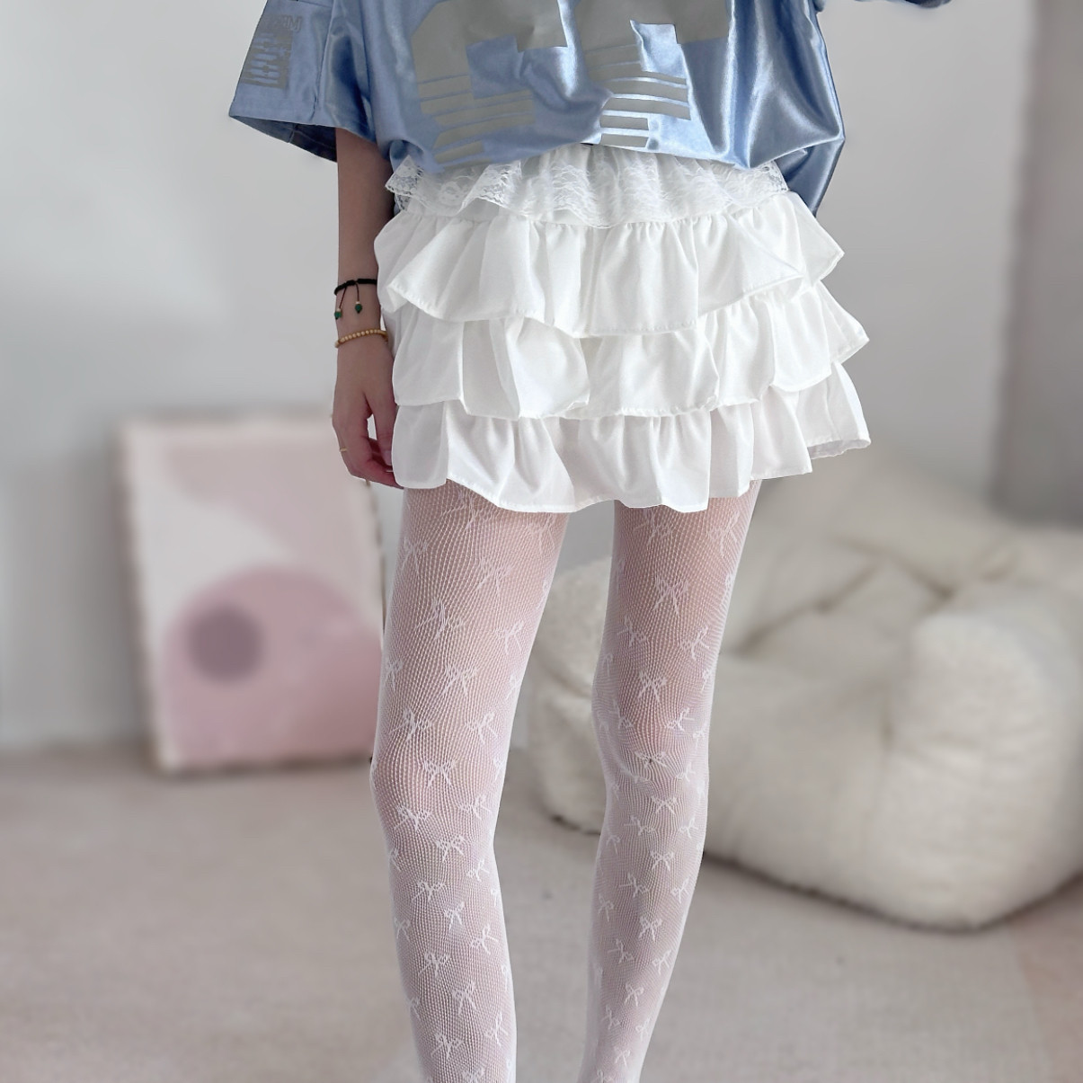 早秋辣妹女团风蝴蝶结显瘦黑色网袜y2k美腿显瘦镂空渔网连裤袜子,女士内衣/男士内衣/家居服,连裤袜/打底袜,淘宝优惠券,粉丝福利购,淘宝优惠卷