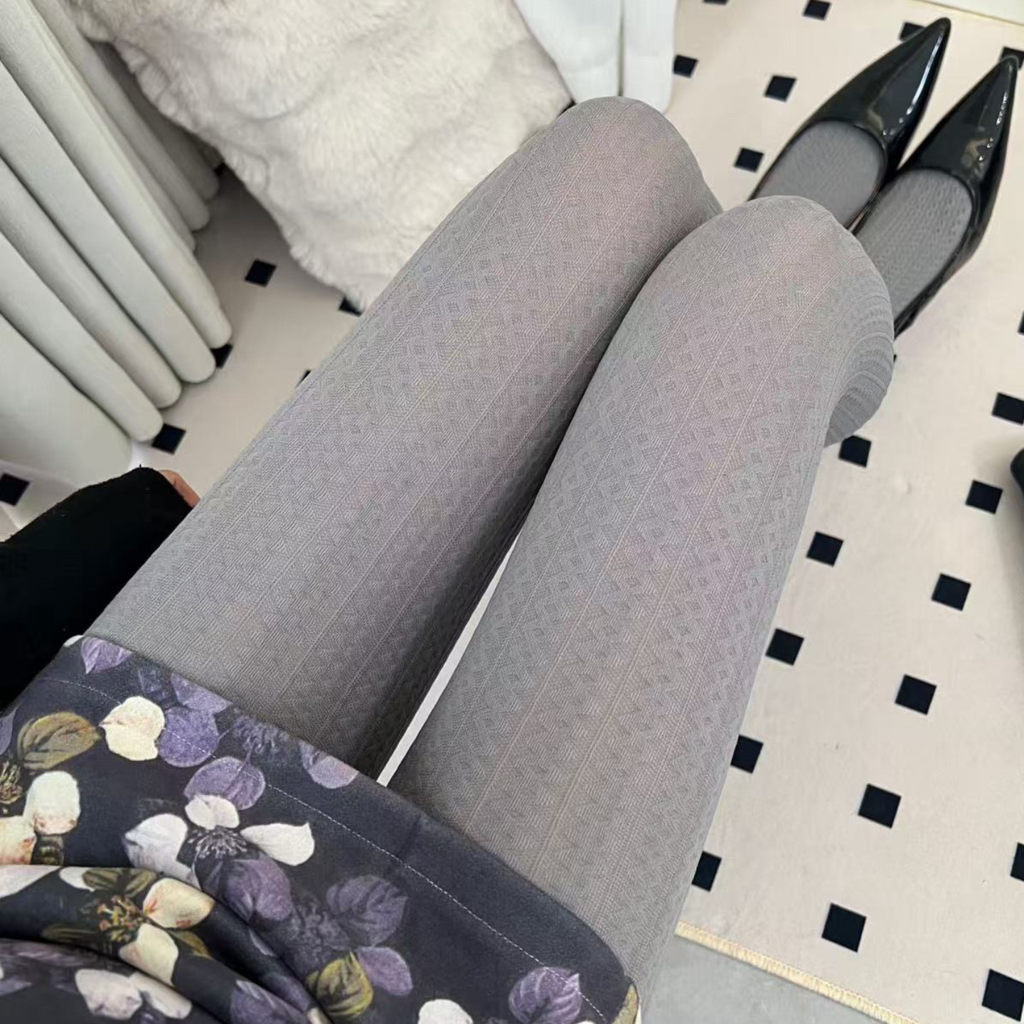 26年早春竖条波纹不透肉粉色打底袜百搭通勤提花显瘦连裤袜女7色,女士内衣/男士内衣/家居服,连裤袜/打底袜,淘宝优惠券,粉丝福利购,淘宝优惠卷