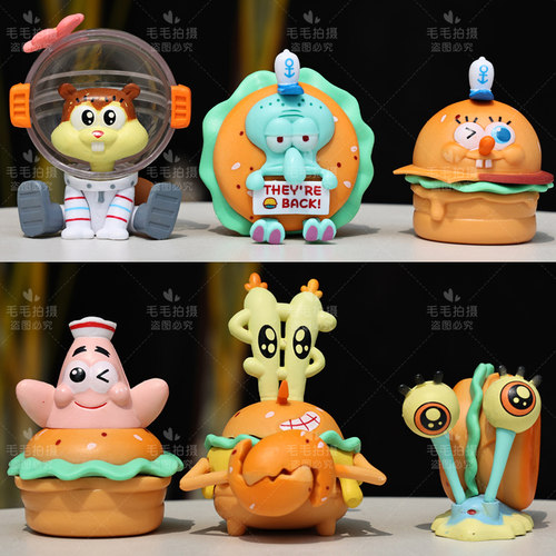 海绵宝宝手办模型摆件盲盒