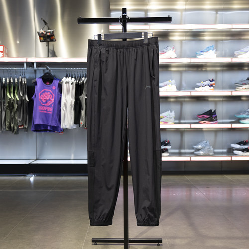 李宁跑步系列束脚男子速干运动裤