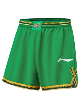 李宁CBA辽宁沈阳三生男子速干凉爽篮球比赛裤AAPV481-1