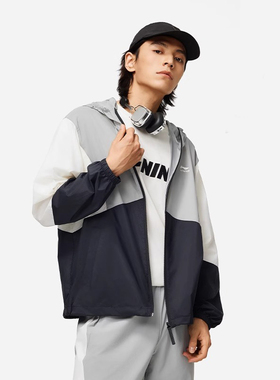 李宁运动风衣男2024夏季款防晒抗紫外线防风轻薄外套AFDU363XX