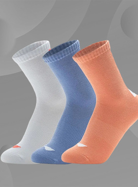 Lining/李宁正品男女大小童运动生活系列休闲运动袜三双装YWTT005