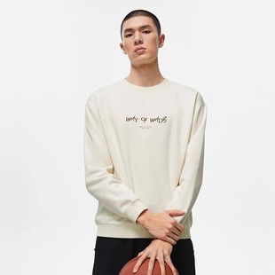 李宁韦德系列男女同款 套头上衣AWDT941LL 加绒保暖卫衣2023冬新款