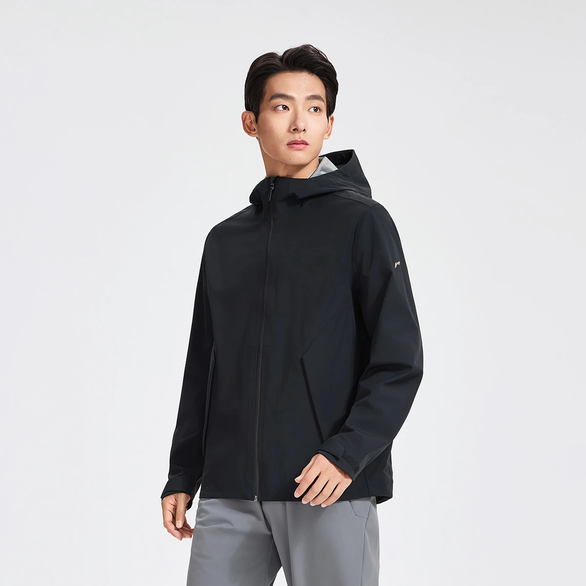 李宁外套 2026春季新品马龙同款荣耀金标男子防泼水风衣AFDWE21