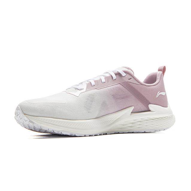 李宁女子跑步鞋2025新款跑步系列风翼轻质舒适透气休闲鞋ARBV004