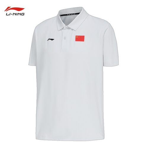 李宁24短袖POLO衫男夏季商务休闲冰肤速干t恤赞助代表团APLU075LL