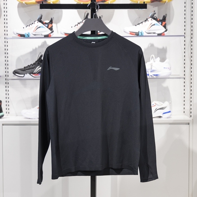 李宁长袖男子反光长袖T恤