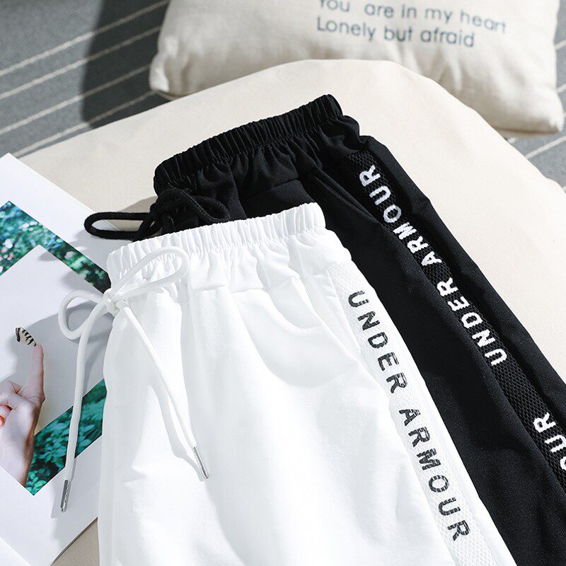 2024夏休闲运动短裤女宽松居家睡裤外穿逛街短裤