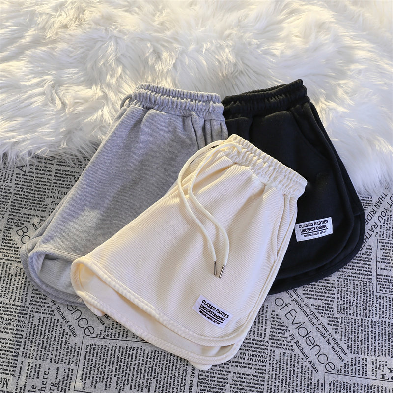 2024夏季休闲运动短裤女宽松居家睡裤外穿逛街短裤