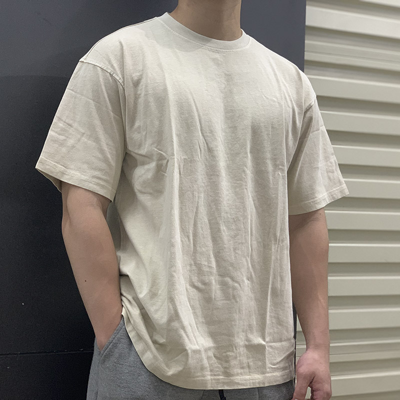 纯棉百搭夏季短袖oversize男T恤