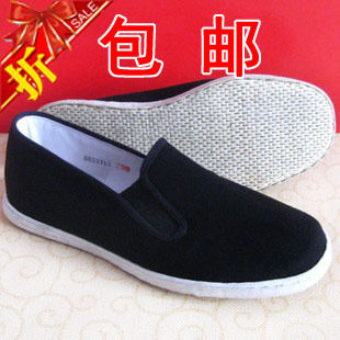 包快递老北京布鞋男鞋手工鞋子纯布千层底相巾口开车鞋休闲鞋男款