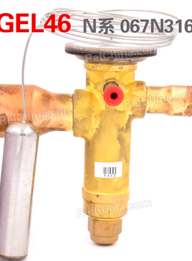 丹佛斯/热力膨胀阀TGEL46/N系列R410A -40~10不带MOP 067N3169