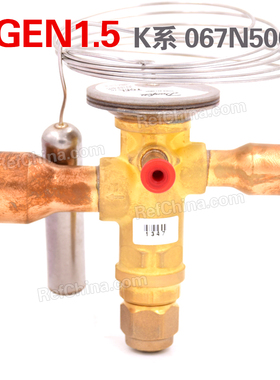 丹佛斯热力膨胀阀TGEN1.5/ K系列 R134a/-25~10度带MOP/067N5000