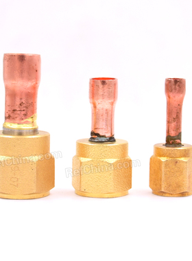 空调冷冻机组电磁阀转换接头TEIDAR热力膨胀阀T2/TE 连接1/2,3/8