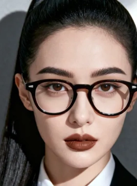 眼镜框架超轻韩版复古眼镜架TR黑框镜架复古网红风柳丁98315
