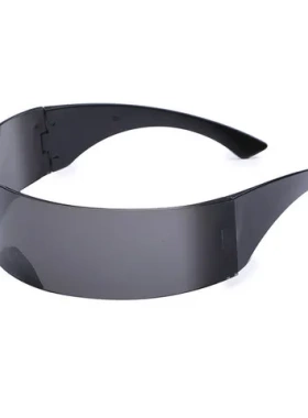 party硬妹未来太阳镜酒吧街拍一体墨镜个性超酷蹦迪科技感日系