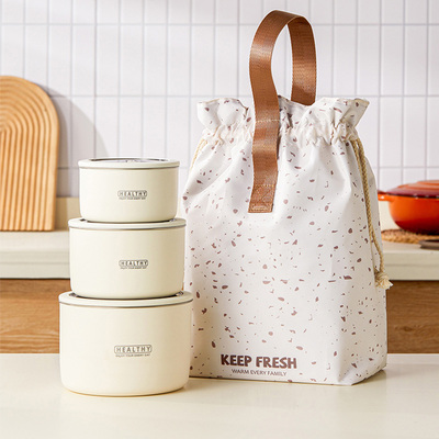 可微波炉加热专用不锈钢饭盒