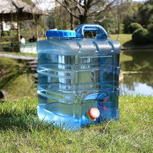 新疆西藏包邮户外水桶家用储水用纯净矿泉水桶车载储水箱带龙头饮
